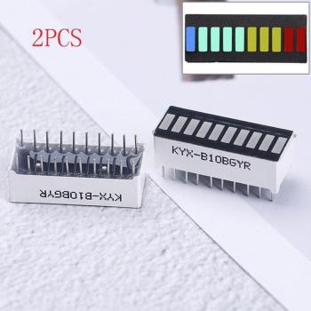 Ultra Bright 10 Segment Full Color LED Bar Graph Display Module (Set of 2)