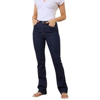 Women’s Tall Denim Bootcut Jeans – Blue, 16L Fit