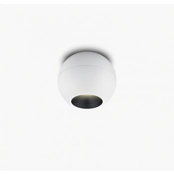 Plafonnier spot Helestra Eto LED, diamètre 10 cm, modèle 927, couleur blanc