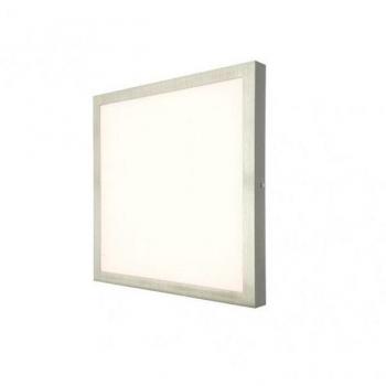Plafón LED FABRILAMP 36w 4000k 3,5x40x40 Cm Niquel 3060lm