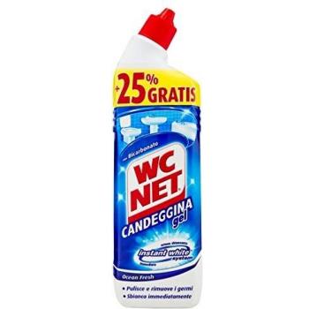 Detergente igienizzante per WC Net Candeggina con Bicarbonato e Fragranza di Montagna Fresca 875ml