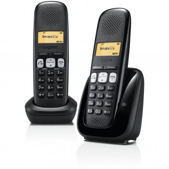 Telefono cordless Gigaset A250 Duo Nero