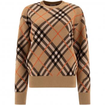 Vintage Cashmere Round Neck Maglione a Collo