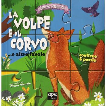 La volpe e il corvo... e altre favole. Libro puzzle