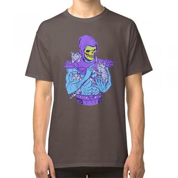 T-shirt S darkgrey Maîtres du Meowniverse RockShark Skeletor