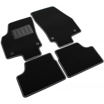 Set 4 Tappetini Neri per Opel Astra H Berlina e Station Wagon