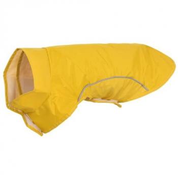 Vidaxl XS Yellow Dog Rain Jacket, Reflective Strip Edition