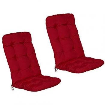 Cuscini per Sedia a Sdraio Flair 120x50x8cm Rosso