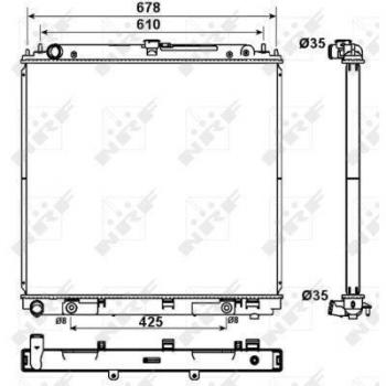 NRF 53179 Radiateur, refroidissement moteur