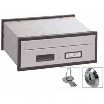 Silmec Casellario Oriz. Alluminio Silver Anteriore 30-103
