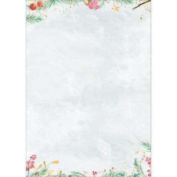 Set di Cartoline Natalizie Sigel “Christmas Magic” – 25 unità (A4, 90 g/m²)