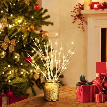 70 LED Warm White Fairy Lights Branches