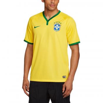 Nike Men’s Brazil CBF Home Jersey – XL, Yellow/Green