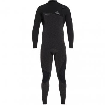 Quiksilver Men's 3/2mm Highline Lite – No‑Zipper Wetsuit – Black – M