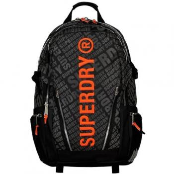Sac à dos Superdry Tarp AOP Femme Noir Taille unique