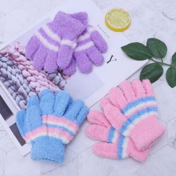 Elastic Full Finger Baby Gloves Winter Thermal