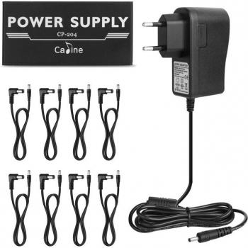 Caline CP-204, alimentation pour effets de guitare, 8 sorties isolées, 18W