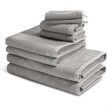 ROSS Elegantes Handtuch-Set (8-tlg) Grau
