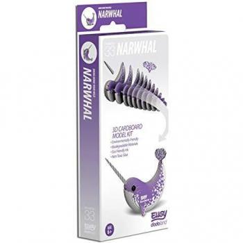 3D Narwhal Model Kit