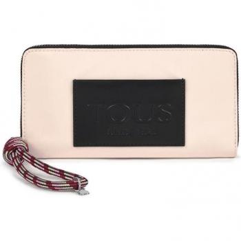 Cartera TOUS Empire Soft mediana con cordón en color nude