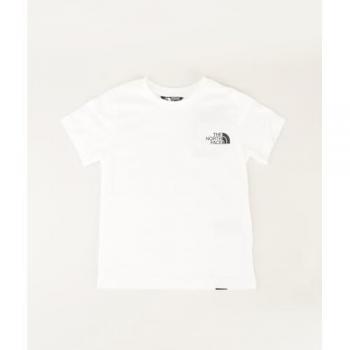 North Face Teen Simple Dome T-Shirt Bianco