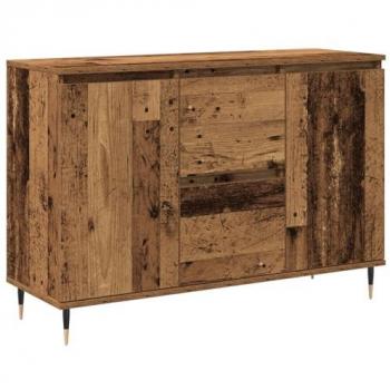 Vitrina antigua con puertas corredizas y cajones