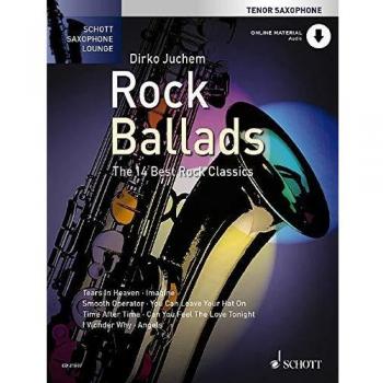 Rock Ballads Tenor-Saxophon. Ausgabe mit Online-Audiodatei