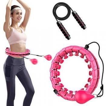 Adult Fitness Hula Hoop with Skipping Rope