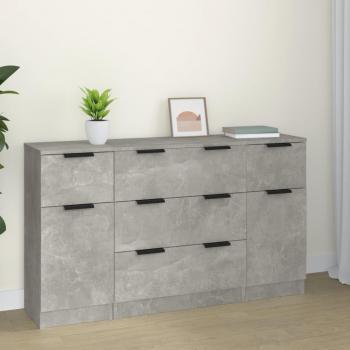 VidaXL 3 Piece Sideboard Set
