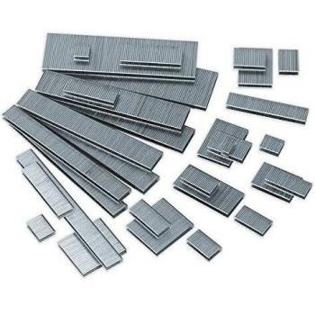 Sealey SAAS1838 Staple, 38mm Length, 18Swg, Silver, Pack of 5000