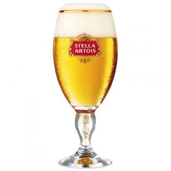 Stella Artois Luxury 20oz Chalice Pint Set – Gold Trim