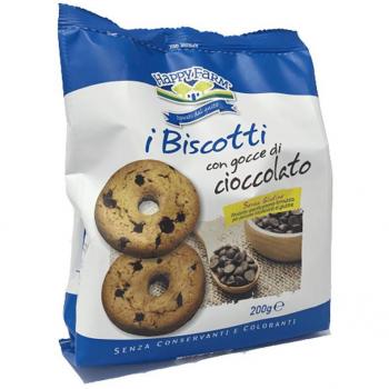 Biscotto Con Gocce Di Cioccolato Happy Farm® 200g