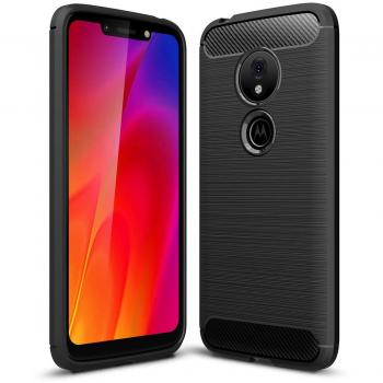 Gel Skin for Moto G7 Play (Blue) – Black Trim
