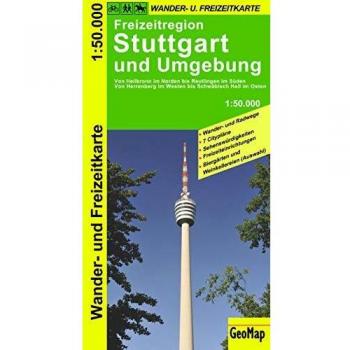 Freizeitregion Stuttgart und Umgebung 1 : 50 000. Wander