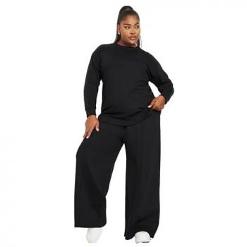 Ensemble Jogger Curve avec Sweat à Col Noir