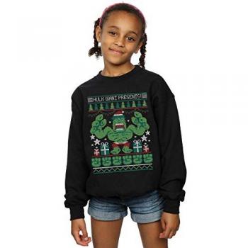 Sudadera de invierno Hulk para niñas