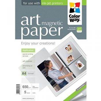 Premium 650 g/m² White Matte Magnetic Print Medium – A4