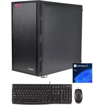 LOGIX i3-12100 8GB RAM 500GB SSD Wi-Fi Windows 11 Pro Desktop