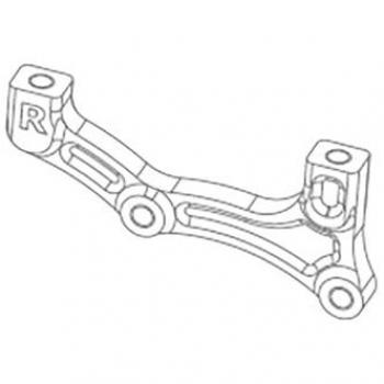 Adattatore Freno Hope R Postmount 220/200 mm Nero