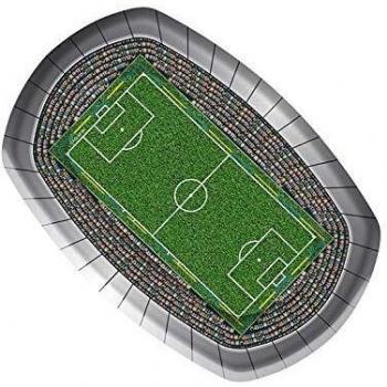 Football Game Plate 18 x 27 cm (8 pieces)