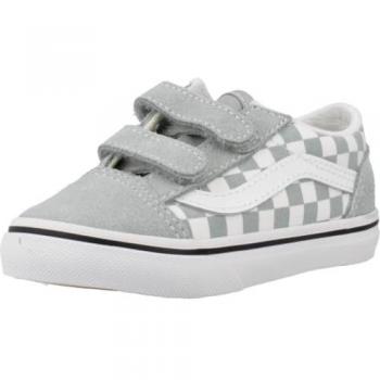 Sneakers VANS Old Skool Velcro Bébé Gris Bleu