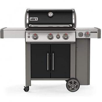 Weber Gas Grill for Garden with Side Shelves and Cover 61016129 EP-335 GBS Genesis II