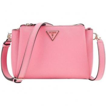 GUESS Noelle Sacoche bandoulière rose – design triangulaire