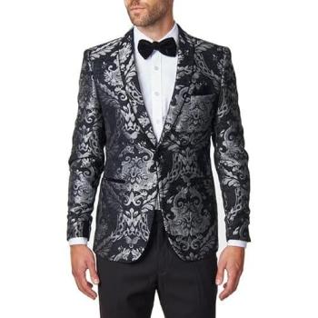 Grey Glen Jacquard Dress Shirt – 46