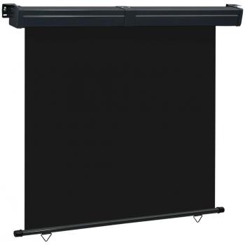 VidaXL Balkon-Sichtschutzwand 160 × 250 cm Schwarz