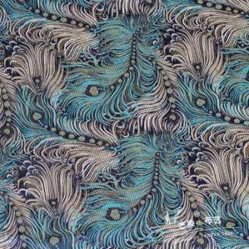 Jacquard CF17 – Brocart de Plumes pour Mariage Chinois