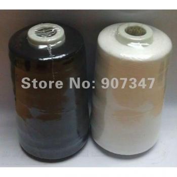 5000m Bobbin Thread Set (4 Cones, Black & White)