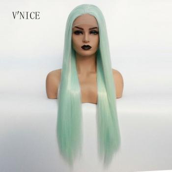 Mint Color Braid Wig