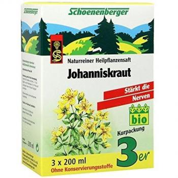 Schoenenberger Johanniskraut Heilpflanzensaft, 3x200 ml