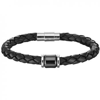 Bracelet en Acier Inoxydable et Céramique Noir